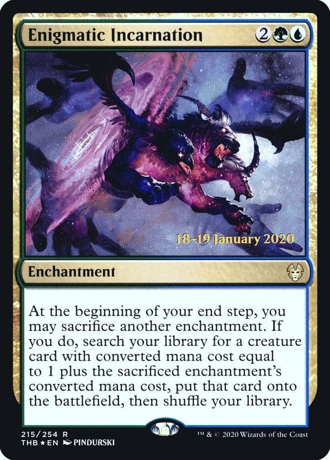 Image for Enigmatic Incarnation (215) (Prerelease Cards) - Magic: The Gathering