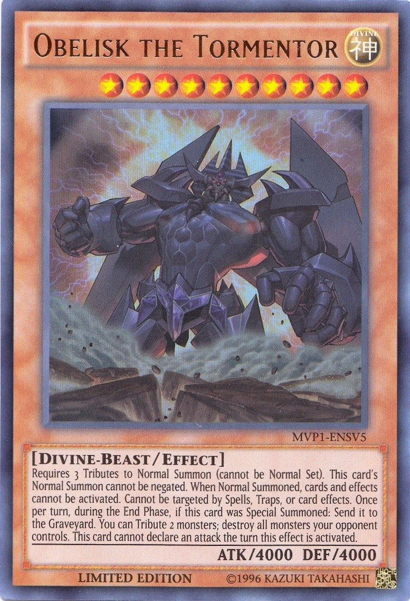 Image for Obelisk the Tormentor (MVP1-ENSV5) (MVP1-ENS) - YuGiOh