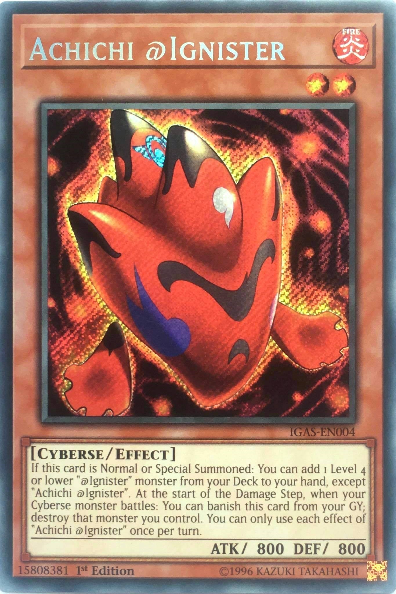 Image for Achichi @Ignister (IGAS-EN004) (IGAS) - YuGiOh