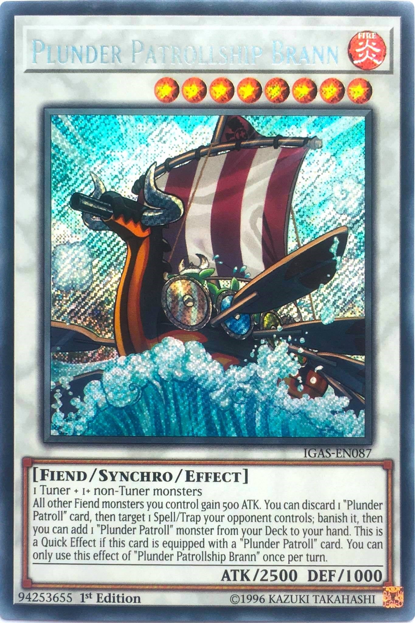 Image for Plunder Patrollship Brann (IGAS-EN087) (IGAS) - YuGiOh