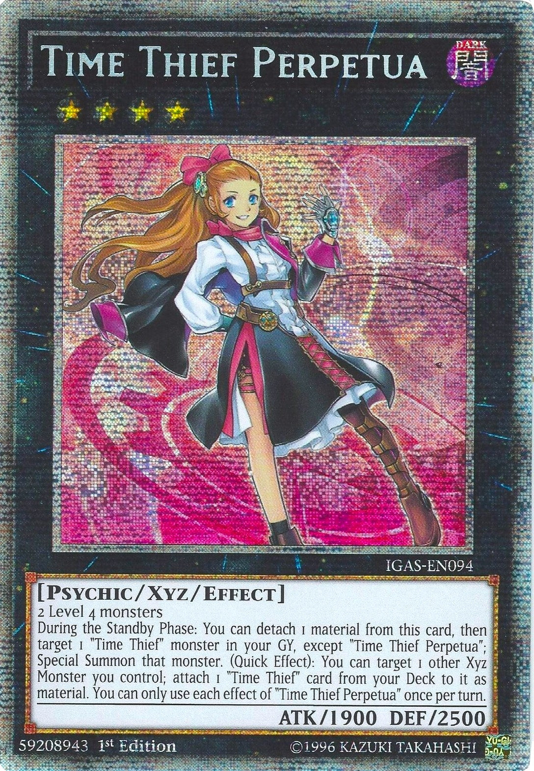 Image for Time Thief Perpetua (Starlight Rare) (IGAS-EN094) (IGAS) - YuGiOh