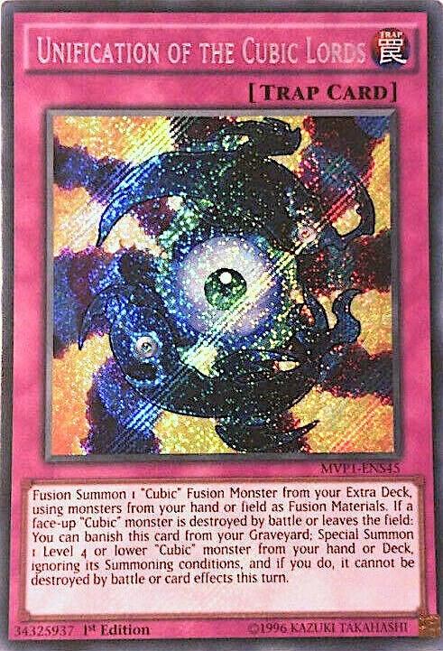 Image for Unification of the Cubic Lords (MVP1-ENS45) (MVP1-ENS) - YuGiOh