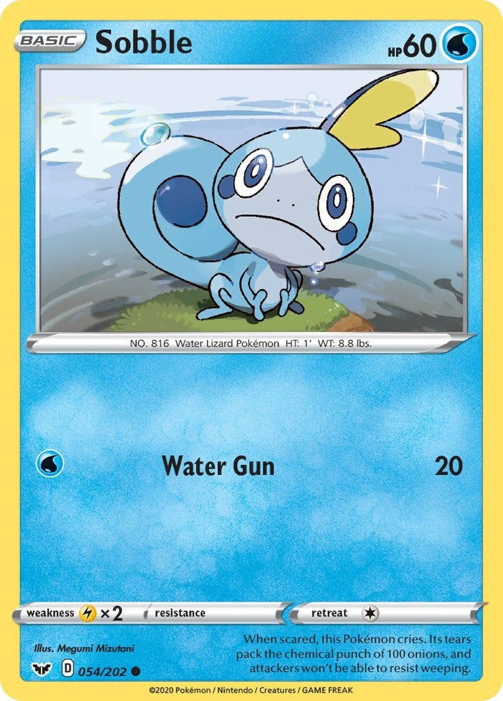 Image for Sobble (054) (054/202) (SWSH01) - Pokemon