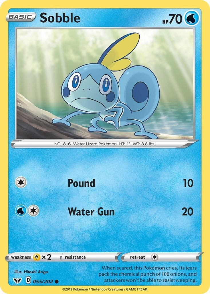 Image for Sobble (055) (055/202) (SWSH01) - Pokemon
