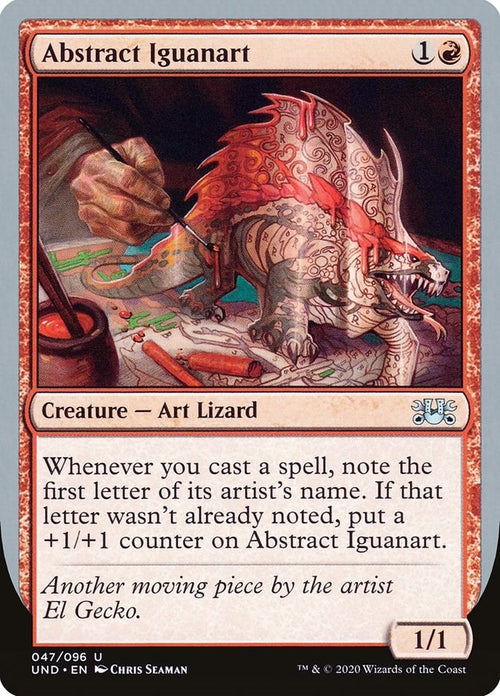 Image for Abstract Iguanart (47) (Unsanctioned) - Magic: The Gathering