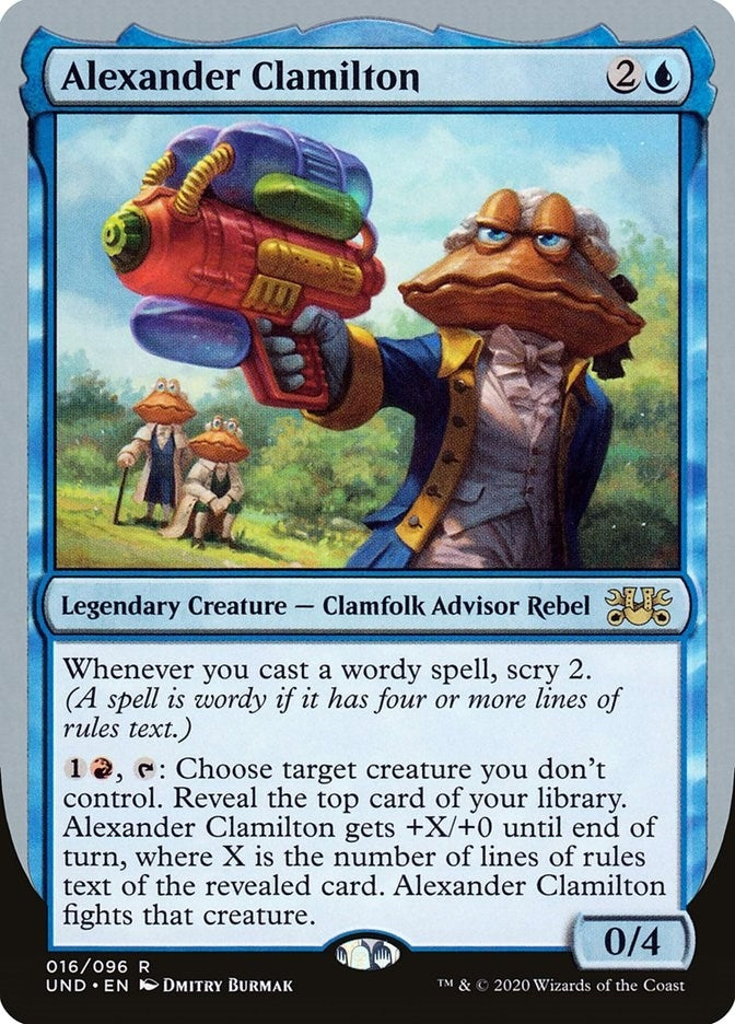 Image for Alexander Clamilton (16) (Unsanctioned) - Magic: The Gathering