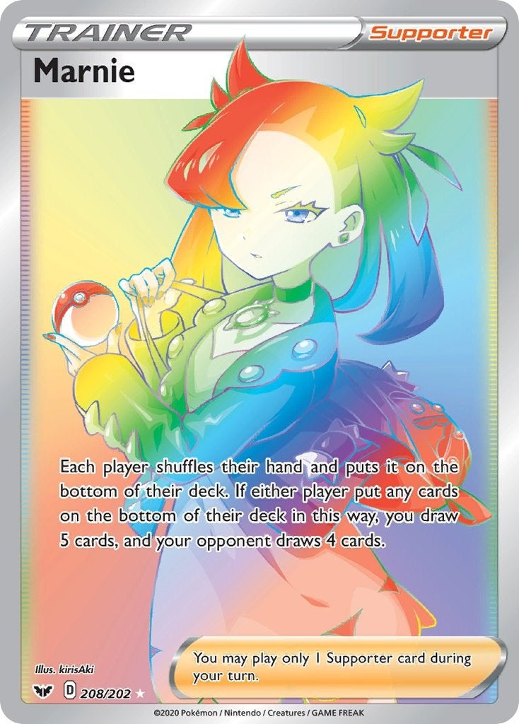 Image for Marnie (Secret) (208/202) (SWSH01) - Pokemon