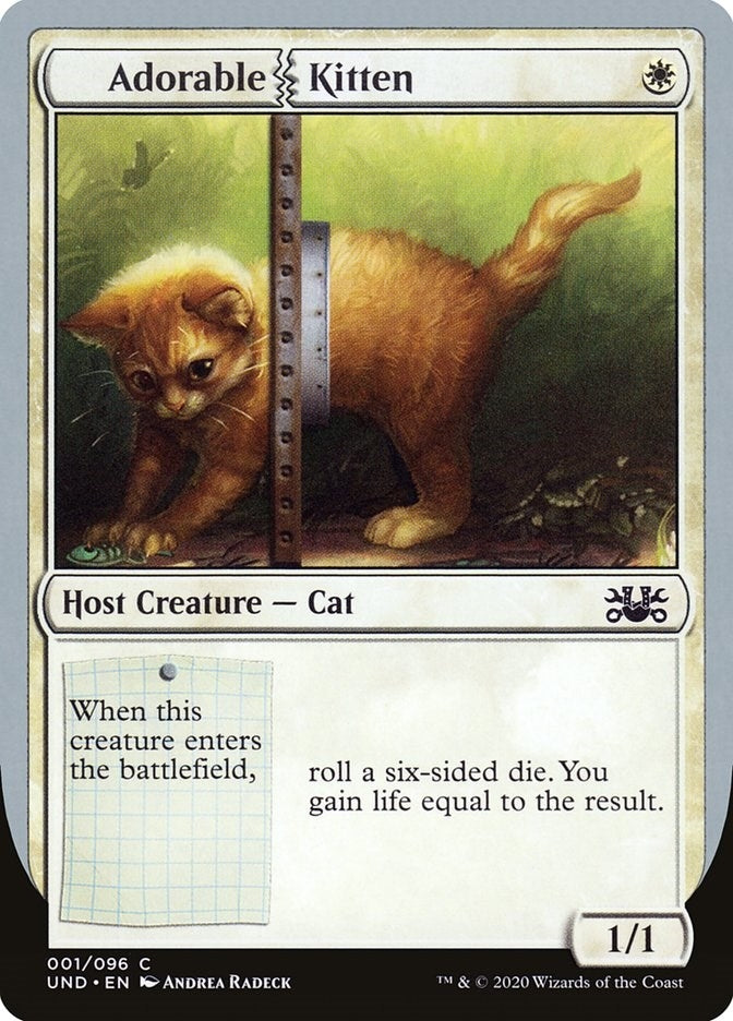 Image for Adorable Kitten (1) (Unsanctioned) - Magic: The Gathering