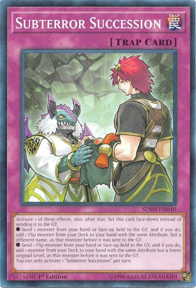 Image for Subterror Succession (SDSH-EN040) (SDSH) - YuGiOh