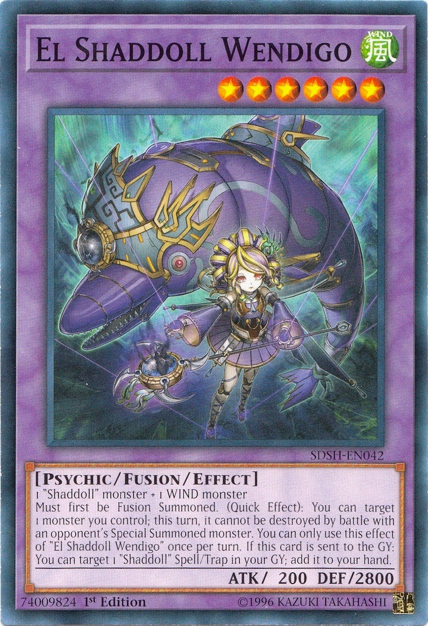 Image for El Shaddoll Wendigo (SDSH-EN042) (SDSH) - YuGiOh