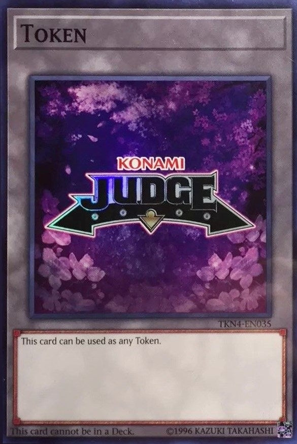 Image for Official Judge Token: TKN4-EN035 (TKN4-EN035) (JPRC) - YuGiOh