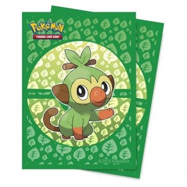 Image for Pokemon Sword & Shield Deck Protector: Galar Starters - Grookey (65-Pack) - Card Sleeves