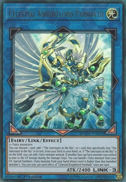 Image for Celestial Knightlord Parshath (DUOV-EN002) (DUOV) - YuGiOh