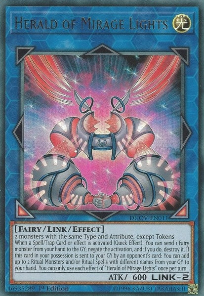 Image for Herald of Mirage Lights (DUOV-EN011) (DUOV) - YuGiOh