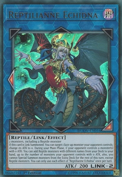 Image for Reptilianne Echidna (DUOV-EN016) (DUOV) - YuGiOh