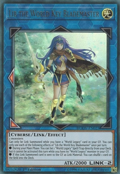 Image for Lib the World Key Blademaster (DUOV-EN023) (DUOV) - YuGiOh