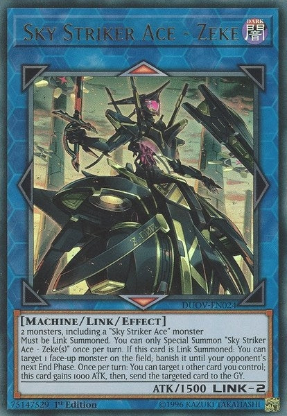 Image for Sky Striker Ace - Zeke (DUOV-EN024) (DUOV) - YuGiOh