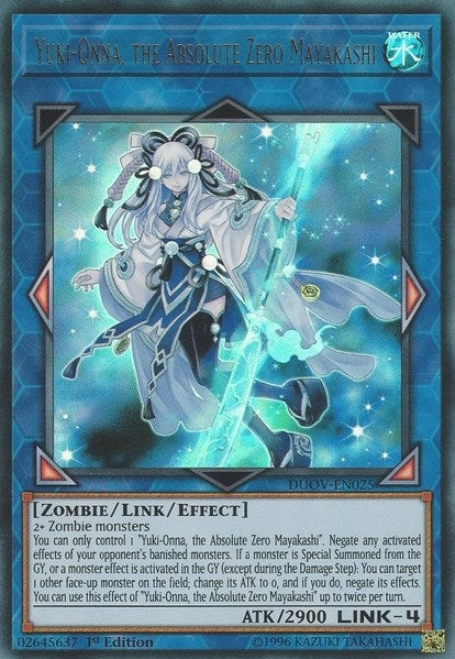 Image for Yuki-Onna, the Absolute Zero Mayakashi (DUOV-EN025) (DUOV) - YuGiOh