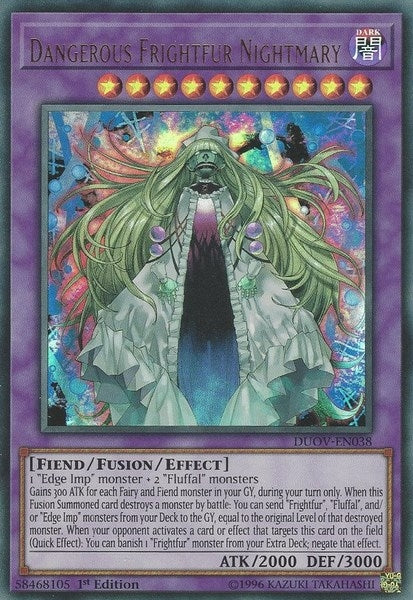 Image for Dangerous Frightfur Nightmary (DUOV-EN038) (DUOV) - YuGiOh