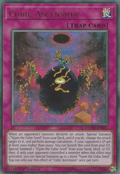 Image for Cubic Ascension (DUOV-EN047) (DUOV) - YuGiOh