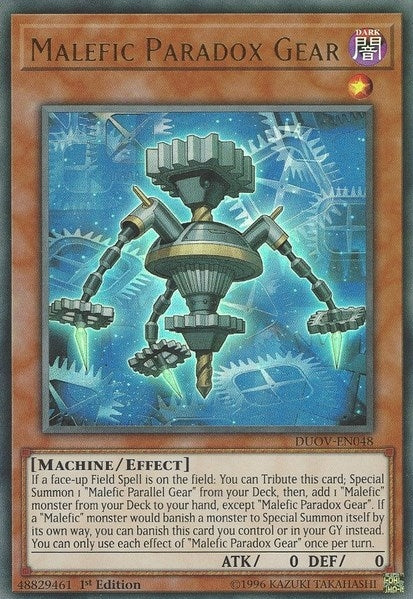 Image for Malefic Paradox Gear (DUOV-EN048) (DUOV) - YuGiOh