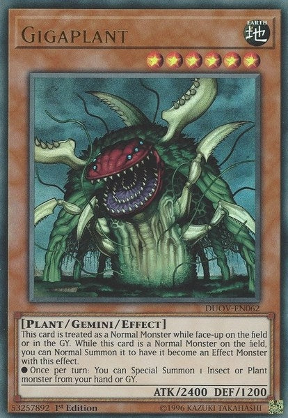Image for Gigaplant (DUOV-EN062) (DUOV) - YuGiOh