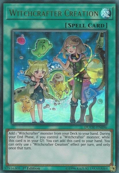 Image for Witchcrafter Creation (DUOV-EN096) (DUOV) - YuGiOh
