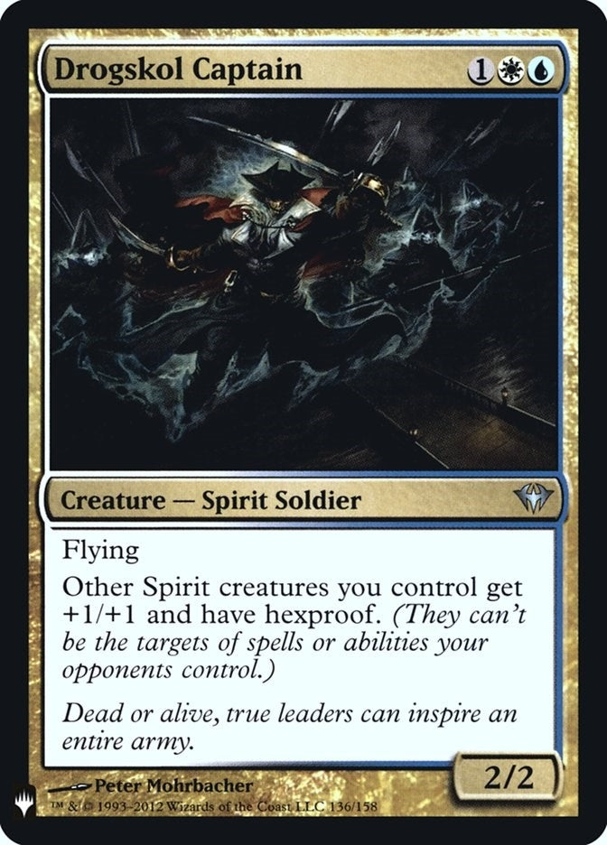 Image for Drogskol Captain (136) (The List Reprints) - Magic: The Gathering