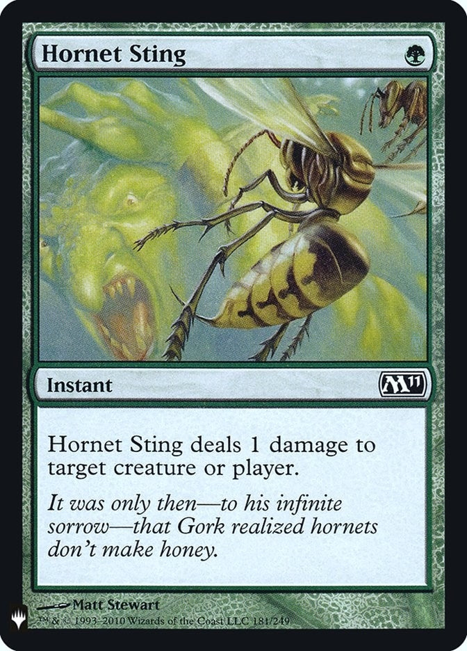 Image for Hornet Sting (181) (The List Reprints) - Magic: The Gathering