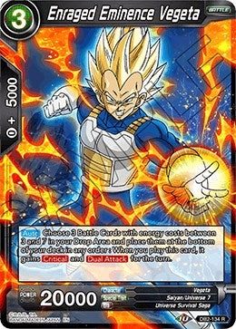 Image for Enraged Eminence Vegeta (DB2-134) (Draft Box 05 - Divine Multiverse) - Dragon Ball Super: Masters