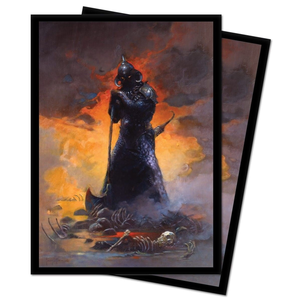Image for Frazetta Standard Size Deck Protectors Death Dealer III (100-Pack) - Card Sleeves