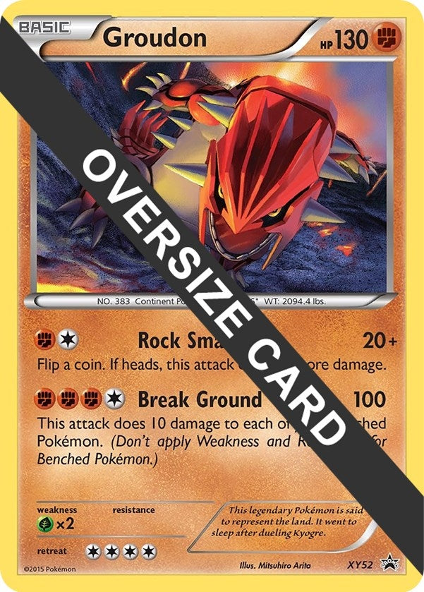 Image for Groudon - XY52 (XY Black Star Promo) (XY52) (PR) - Pokemon