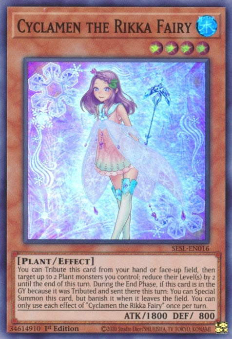 Image for Cyclamen the Rikka Fairy (SESL-EN016) (SESL) - YuGiOh
