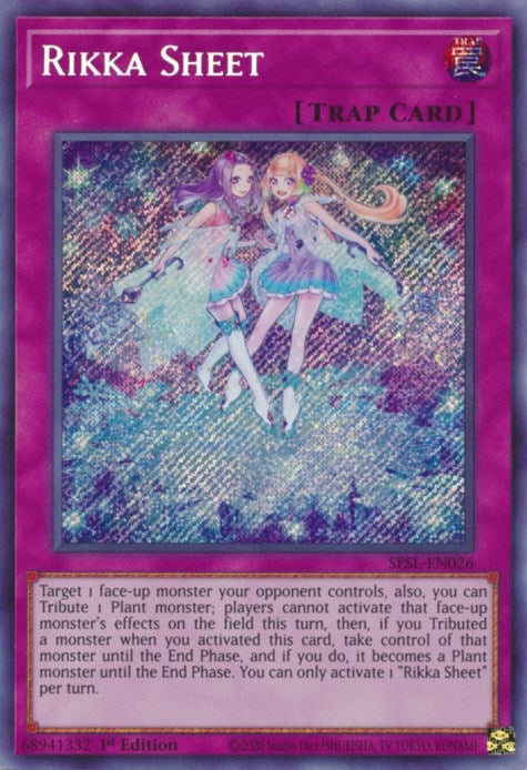 Image for Rikka Sheet (SESL-EN026) (SESL) - YuGiOh