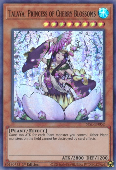 Image for Talaya, Princess of Cherry Blossoms (SESL-EN052) (SESL) - YuGiOh