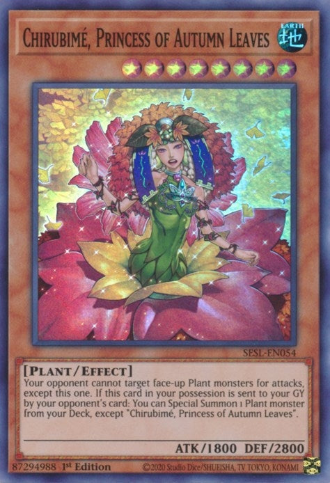Image for Chirubime, Princess of Autumn Leaves (SESL-EN054) (SESL) - YuGiOh