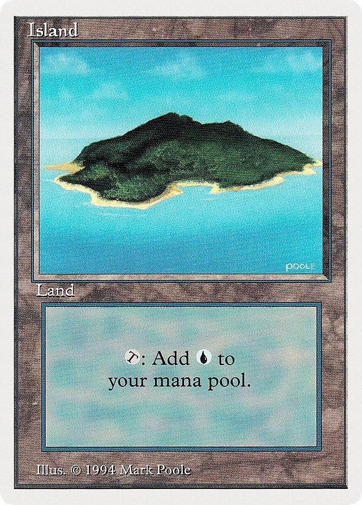 Image for Island (B) (296) (Summer Magic) - Magic: The Gathering