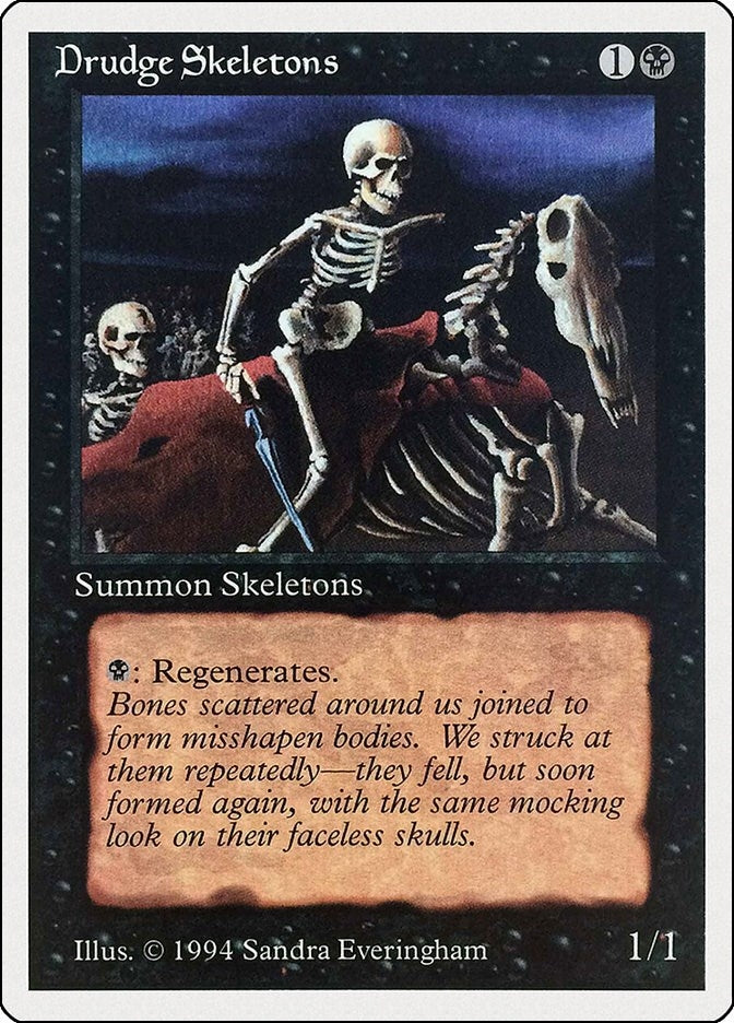 Image for Drudge Skeletons (107) (Summer Magic) - Magic: The Gathering