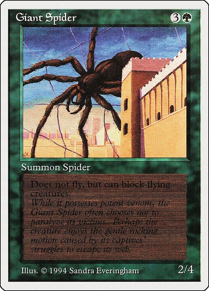 Image for Giant Spider (200) (Summer Magic) - Magic: The Gathering