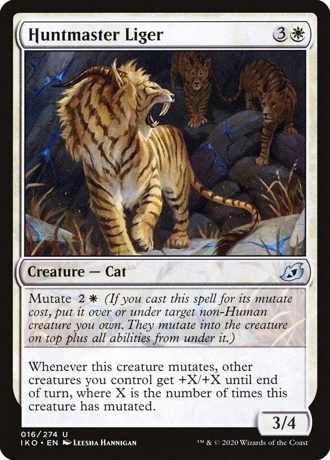 Image for Huntmaster Liger (16) (Ikoria: Lair of Behemoths) - Magic: The Gathering
