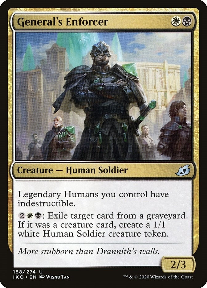 Image for General's Enforcer (188) (Ikoria: Lair of Behemoths) - Magic: The Gathering