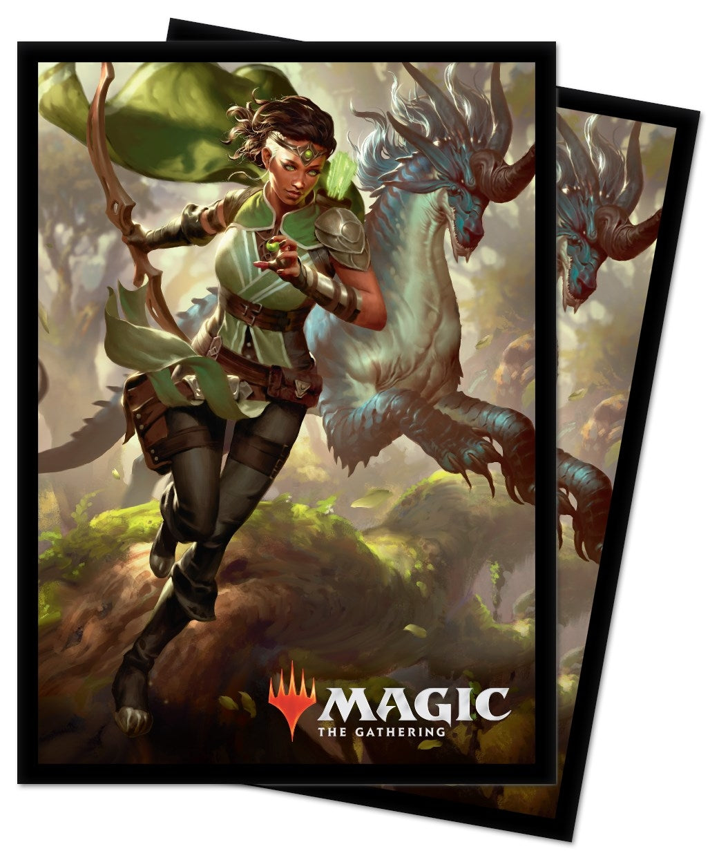Image for Ikoria: Lair of Behemoths Standard Deck Protectors - Vivien, Monsters' Advocate (100-Pack) - Card Sleeves