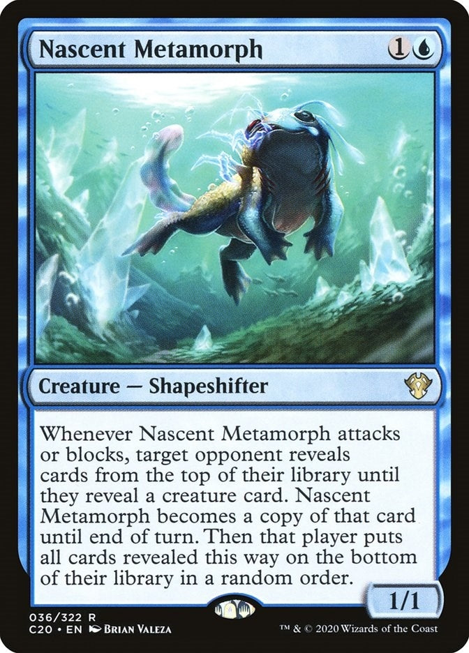 Image for Nascent Metamorph (36) (Commander 2020) - Magic: The Gathering