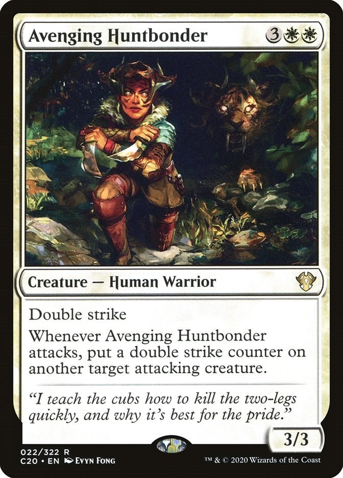 Image for Avenging Huntbonder (22) (Commander 2020) - Magic: The Gathering
