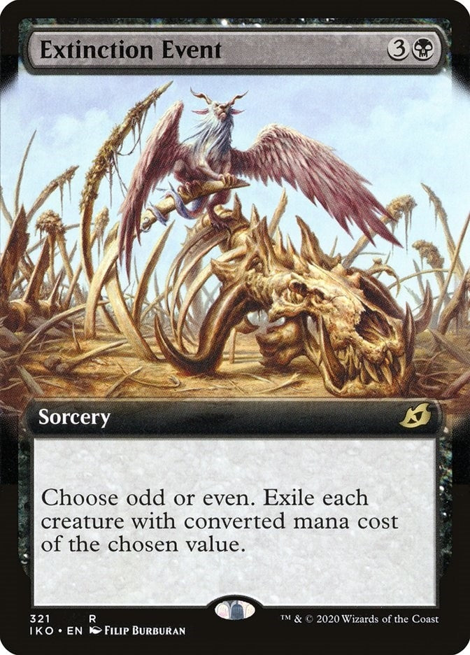Image for Extinction Event (Extended Art) (321) (Ikoria: Lair of Behemoths) - Magic: The Gathering