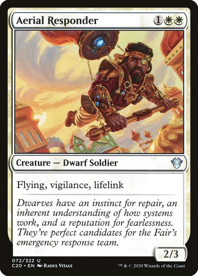 Image for Aerial Responder (72) (Commander 2020) - Magic: The Gathering