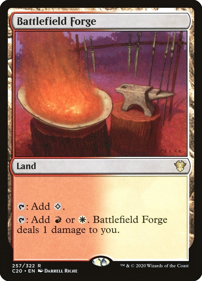 Image for Battlefield Forge (257) (Commander 2020) - Magic: The Gathering