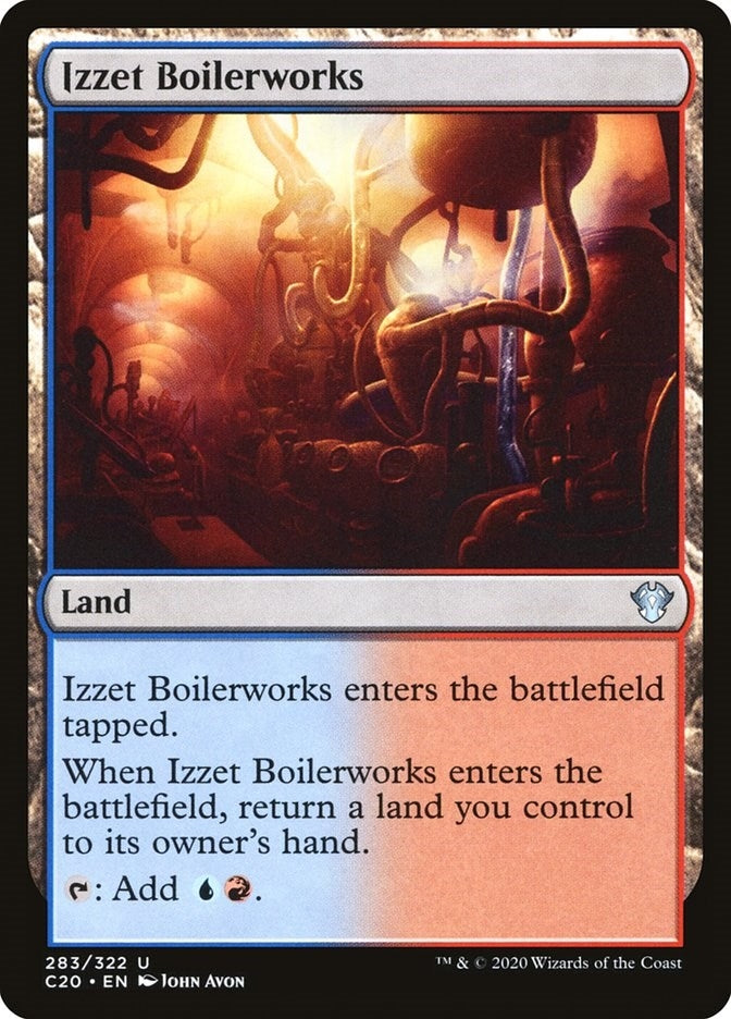 Image for Izzet Boilerworks (283) (Commander 2020) - Magic: The Gathering