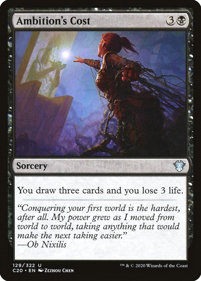 Image for Ambition's Cost (129) (Commander 2020) - Magic: The Gathering