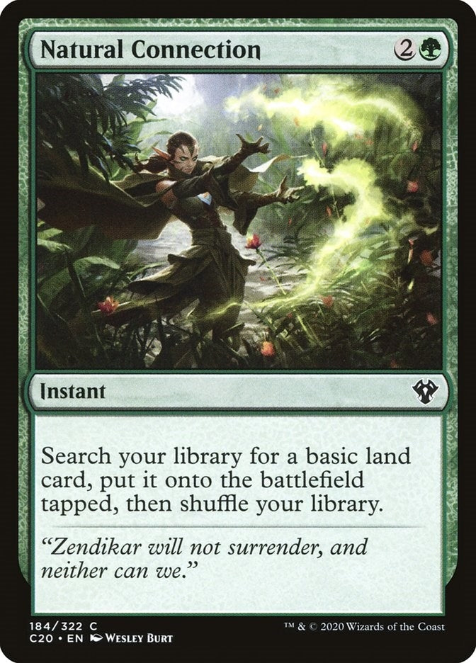 Image for Natural Connection (184) (Commander 2020) - Magic: The Gathering